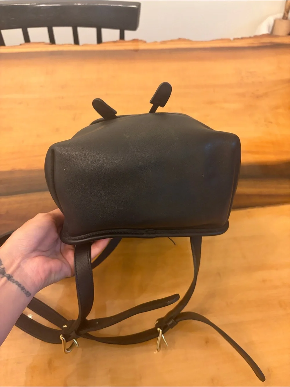Vintage coach mini backpack